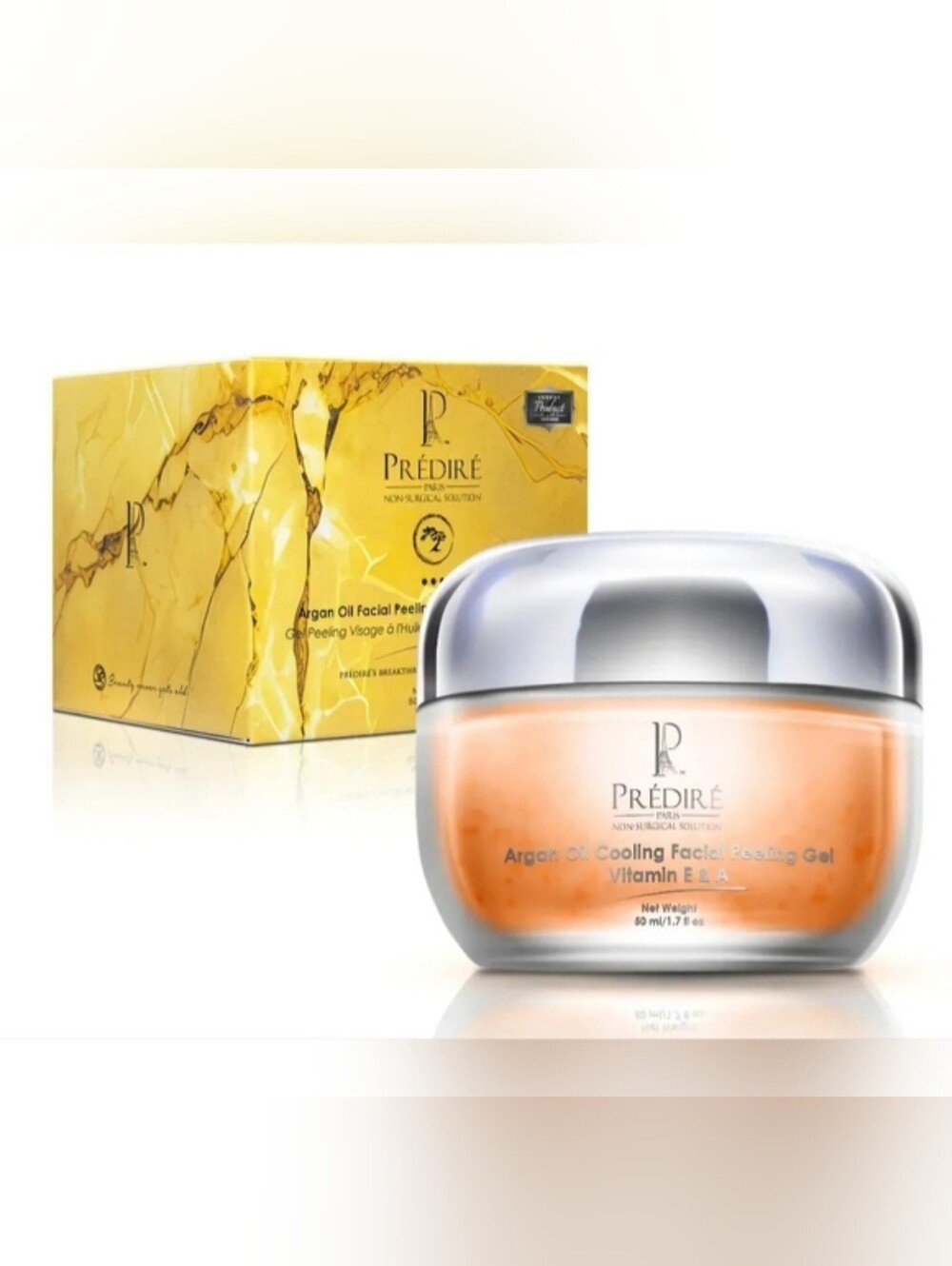 Prédiré NIB Argan Oil Facial Peel Gel With Vitamin E & A - Picture 3 of 8
